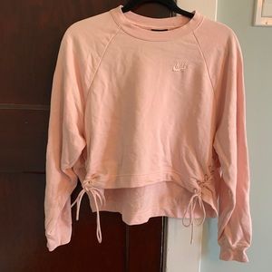 Nike Women’s Cropped Sweatshirt with Tie Detail
